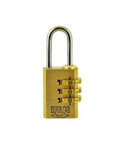 Stainless steel handle padlock Brass 
