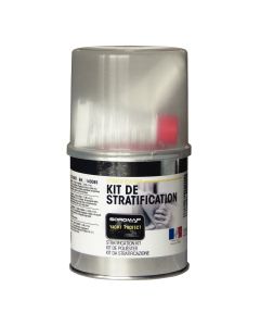 Kit stratificazione poliestere 250 g Soromap