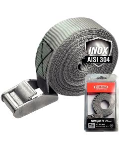 Mooring strap with stainless steel buckle 