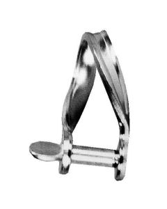 Stainless steel flat shackles twisted AD