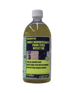 Aceite de teca con brillo dorado Matt chem