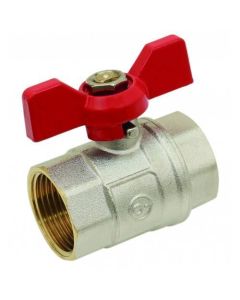 Vane butterfly valve handle 