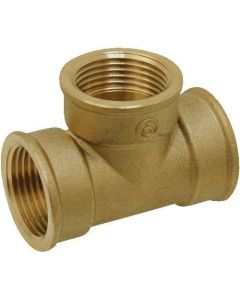 'T' connection brass 