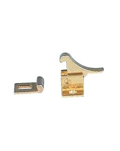 Fermaporta a scatto in ottone AD