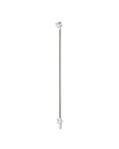 White 360° light on removable mast 
