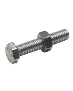 Tornillo cabeza hexagonal + tuerca AD