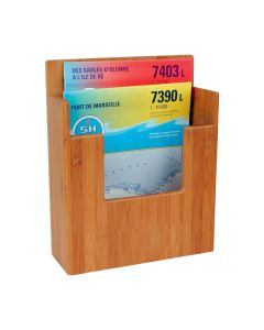 Boîte bambou pour cartes de navigation Bamboo