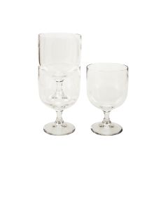 Verres à pied empilables 'Java' - à l'unité Couleur mer