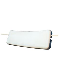Rigid plastic guardrail rest Ø 38 x 12 cm 