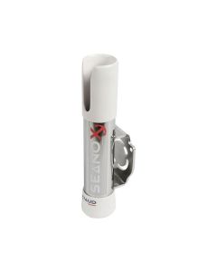 SWIVEL CANE HOLDER STAINLESS STEEL WHITE