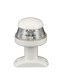 Luz LED blanca 360° sobre soporte