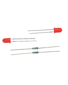LED ROJO + RESIST 1KOHM