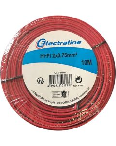 Câble multiconducteur en bobine 2 x 0,75 mm² 