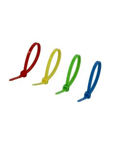 Cable tie 2,5x100mm Redx50 Yellowx50 Greenx50 Bluex50 CROSSEVEN