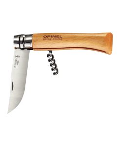 Cuchillo + sacacorchos hoja de acero inoxidable Opinel