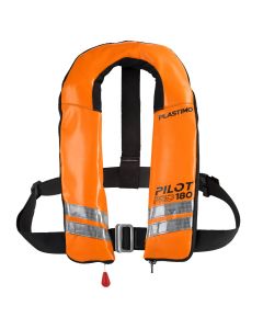 Gilet gonflable Pilot Pro 180 auto UML Elite PVC orange Plastimo