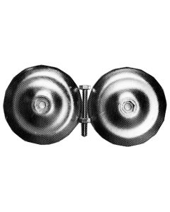 Anodo circolare Ø 128 mm, peso 1,125 kg