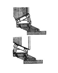 Adaptador espejo de popa inclinado para soportes articulados 