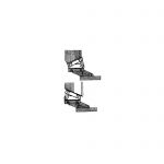 Aluminium swivel chair Sloping table adapter 