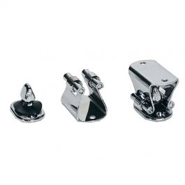 Prodotto: 14024 - BLOCCAPORTA PER PORTE SCUDERIA CROMATO BATTUTA 11MM - NO BRAND (ACCESSORI PER CAMPER-CARAVAN-PORTE SERRATURE CERNIERE - FERMAPORTE - Foto 2