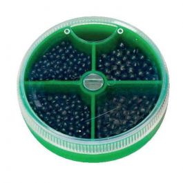 Lot De 27 Plombs De Pêche à La Traîne - Perles Et Noyaux Caoutchouc (1/8 à 4 Oz) + Boîte Rapala