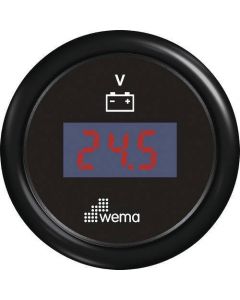 Voltmètre digital ø52mm Wema