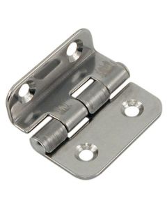 Charnière deportée carrée inox - 33x40mm Euromarine