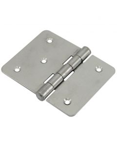 Charnière carrée inox - 80x63mm Euromarine