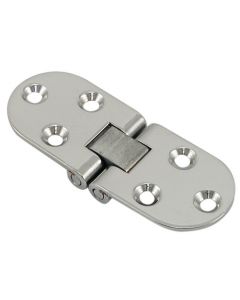 Charnière ronde de table inox - 80x30mm Euromarine