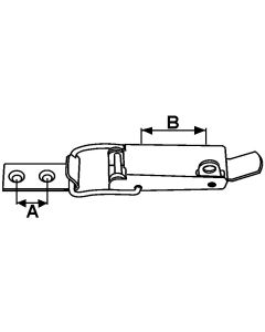 Grenouillère inox - 102mm Euromarine