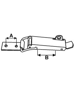 Grenouillère inox - 135x23mm Euromarine