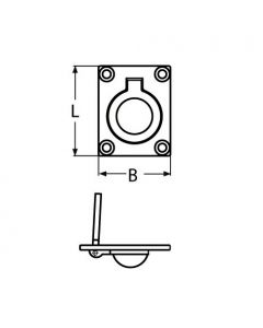 Lève panneau A4 - 75x56 mm Euromarine