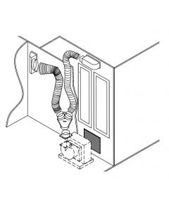 Dérivation en Y sur adaptateur - entrée 127 mm - sortie 102 mm MSI
