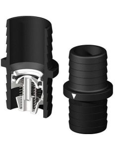 Clapet anti-retour 3/8'' - noir
