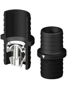 Clapet anti-retour 1'' - noir