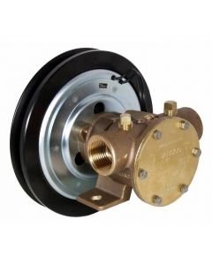 Pompes avec embrayage électromagnétique avec poulie 2 gorges 12 V - 80 l/min Jabsco
