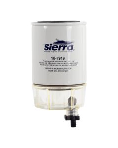 Filtre à essence avec bol de rétention d'eau - 10µ Sierra