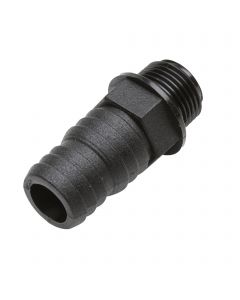 Raccord MM - fileté / cannelé ø17/19 mm pour eau - essence Can SB