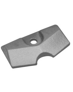 Anode alu plaque pour Yamaha 2-6cv Super Marine