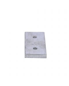 Anode zinc plaque 100x45x9mm - entraxe 50mm Super Marine
