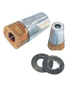 Ecrou anodique complet ø35mm Super Marine