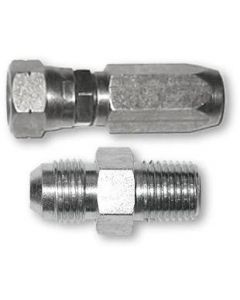 Jeu de raccords droits - 1/4 - tuyau souple - ø8mm Lecomble & Schmitt