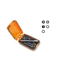 Coffret 25 embouts pour visseuse + porte douille et cliquet Beta
