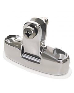 Support de bimini pour surface plane inox pour embout de tube bimini Tessilmare