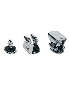Bloqueur de porte bronze chromé 25 mm, par 2 AD