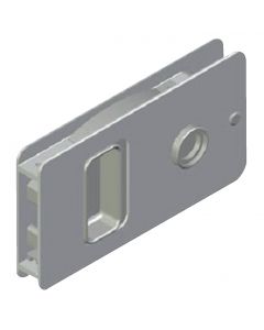 Cerradura Flush de alu anodizado