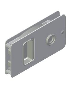 Flush lock Anodized aluminum AD