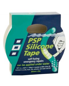 Nastro autovulcanizzante al silicone Nero, L : 3m, l : 25mm 