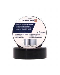 Ruban adhésif en PVC - 600V - Noir CROSSEVEN