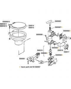 Pièces de rechange pour WC RM 69 AD